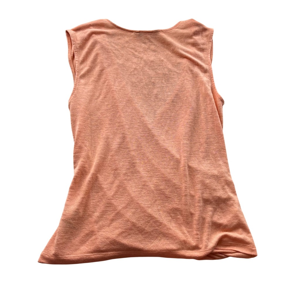 Athleta‎ Breezy Wrap Tank Light Tangerine/peach Sleeveless V Neck Top Women Sz S - Picture 5 of 8